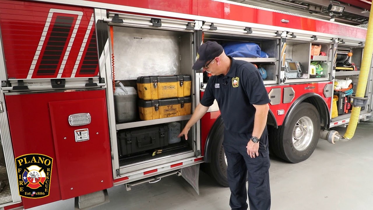 Take A Tour Of A Plano Fire Rescue Ladder Truck Seattle Fire