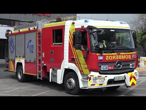 EM-81 Bomberos Madrid // Heavy Rescue Truck Madrid Fire Department ...