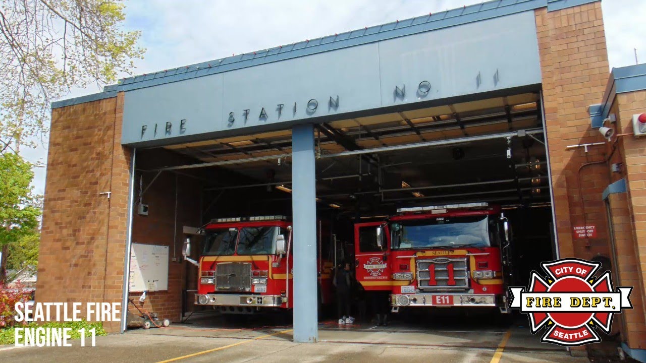 Seattle Fire Engine 11 Responding Seattle Fire Department Seattle Fire