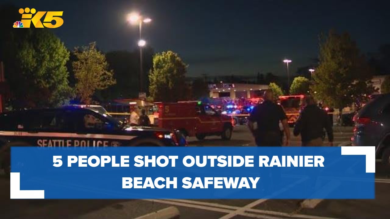 'Too many guns in the wrong hands' 5 people shot outside Rainier Beach