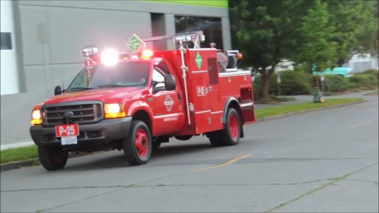 *RARE* Seattle Fire P25 (Power and C02 unit) responding Seattle Fire ...