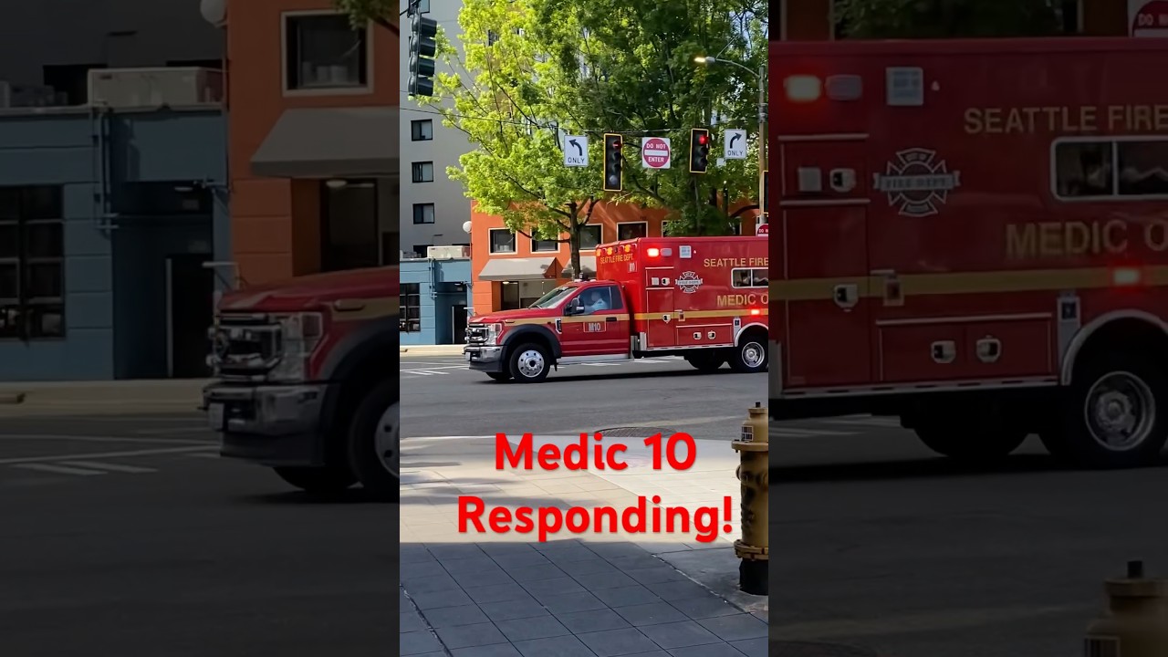 Seattle Fire Department Medic 10 ( M10 ) Responding to a Medical ...