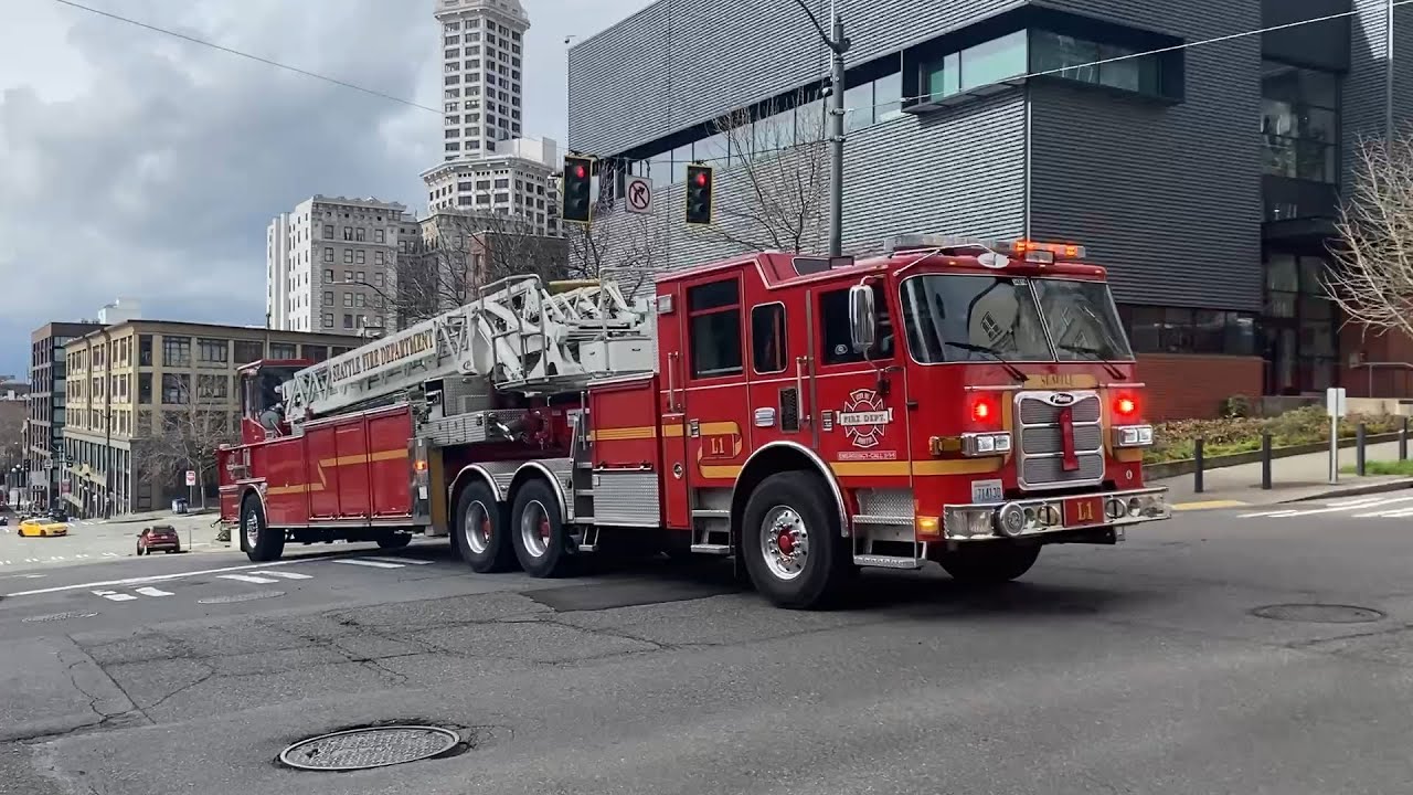 Seattle Fire Department Ladder 1 Responding Seattle Fire Department ...