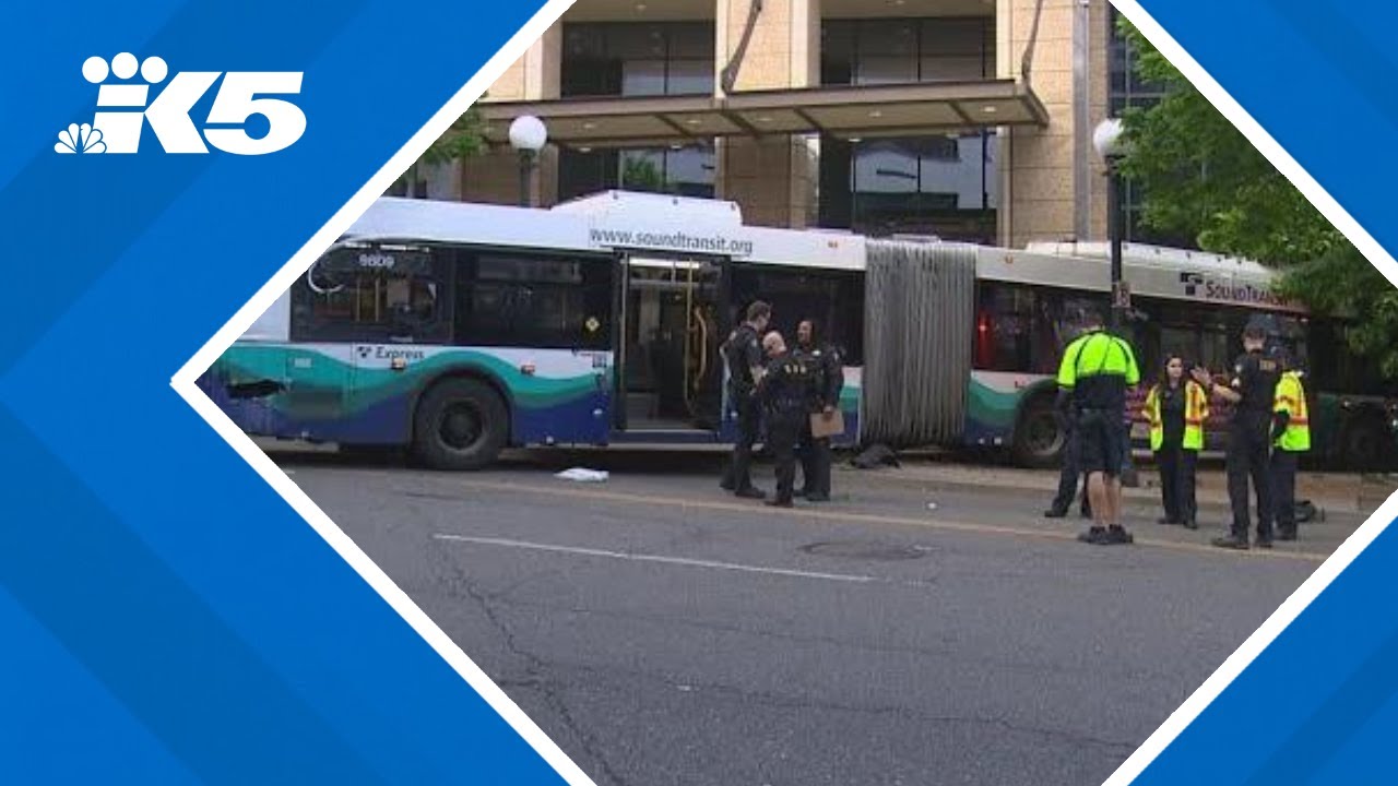 Sound Transit bus crashes into structure in downtown Seattle Seattle ...